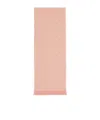 Gucci Embroidered Wool Scarf In Pink