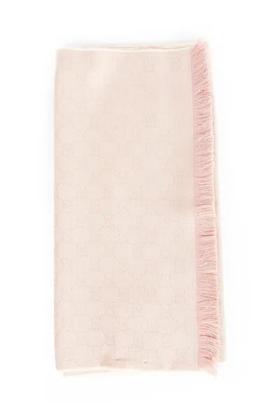 Gucci Gg Wool Scarf In Pattern
