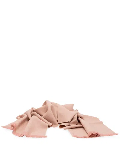 Gucci Gg Wool Scarf In Pink
