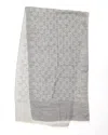 Gucci Gg Wool Shawl In Gray