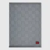 Gucci Gg Wool Silk Jacquard Blanket In Gray