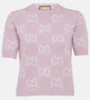 Gucci Gg Wool Top In Pink