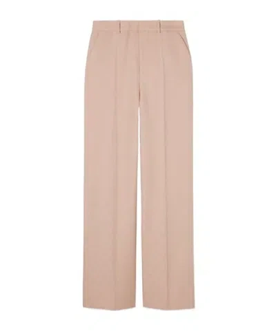 Gucci Gg Wool Trousers In Nude