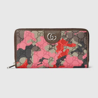 Gucci Gg Zip-around Wallet In Multi