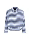 Gucci 'gg' Zip Jacket In Blue