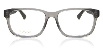 Gucci Gg0011o Men's Glasses, Clear, Size 55 In Gray