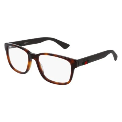 Gucci Eyeglasses Gg0011o In Havana-havana-transparent
