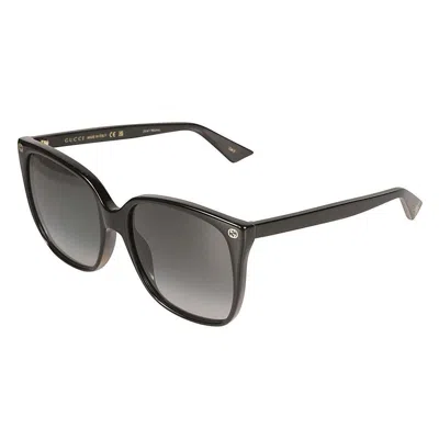 Gucci Gg0022s001 Black Black Grey In Blue