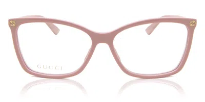Gucci Gg0025o Women's Glasses, Pink, Size 56 In Brown