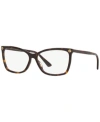 Gucci Gg0025o002 Women's Oval Eyeglasses In Havana