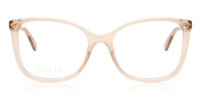 Gucci Gg0026o Women's Glasses, Brown, Size 53 In Gold