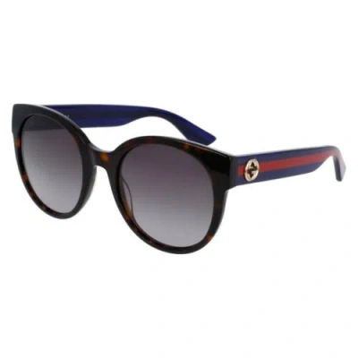 Pre-owned Gucci Gg0035sn 004 Havana/brown 54-22-140 Sunglasses