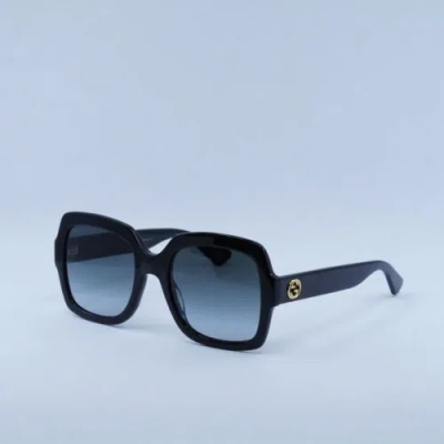 Pre-owned Gucci Gg0036sn 001 Black/grey 54-22-140 Sunglasses In Gray
