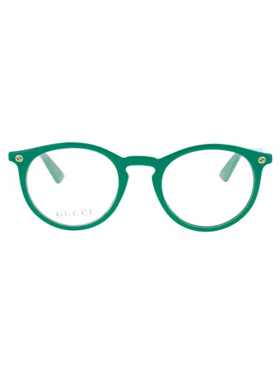 Gucci Gg0121 O Eyeglasses In Green - Demo