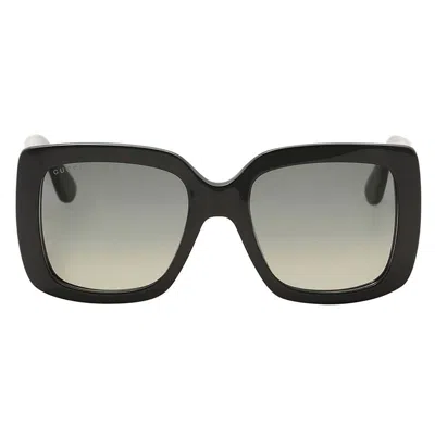 Gucci Gg0141sn001 Square Full Rim Sunglasses In Black