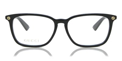 Gucci Gg0156oa Asian Fit Women's Glasses, Black, Size 54
