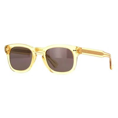 Gucci Gg0182s006 Square Full Rim Sunglasses In Brown