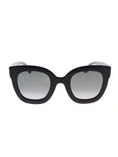 Gucci Gg0208s Sunglasses In 001 Black Black Grey