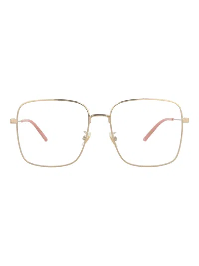 Gucci Gg0445o Eyeglasses In Gold