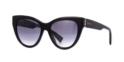 Pre-owned Gucci Gg0460s Black/grey (001) Sunglasses In Gray