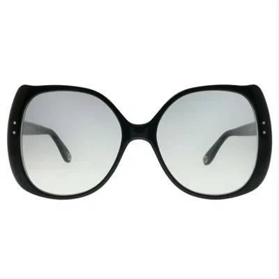 Pre-owned Gucci Gg0472s 001 Oversized Grey Women Sunglasses In Gray