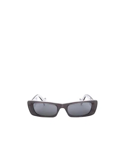 GUCCI GUCCI EYEWEAR RECTANGLE FRAME SUNGLASSES