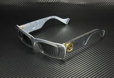 Pre-owned Gucci Gg0516s 002 Square Grey White Grey Silver 52 Mm Women's Sunglasses In Gray