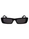 Gucci Black-black-grey Recycled Acetate Sunglasses In Black