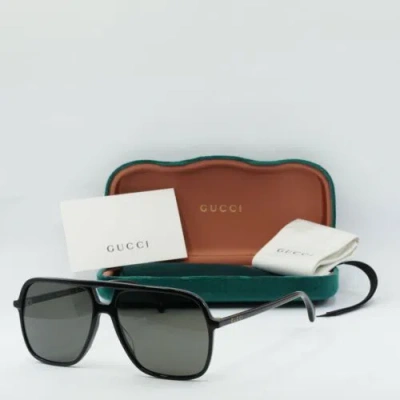 Pre-owned Gucci Gg0545s 001 Black/grey 58-15-145 Sunglasses In Gray