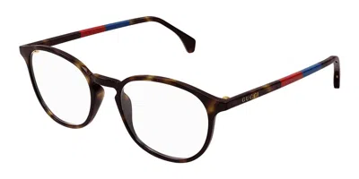 Gucci Gg0551o Men's Glasses, Tortoiseshell, Size 50 In Brown