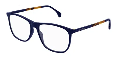 Gucci Gg0554o Men's Glasses, Blue, Size 55