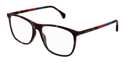 Gucci Gg0554o Men's Glasses, Tortoiseshell, Size 55 In Brown