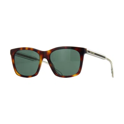 Gucci Gg0558s003 Tortoiseshell Rectangle Sunglasses In Green