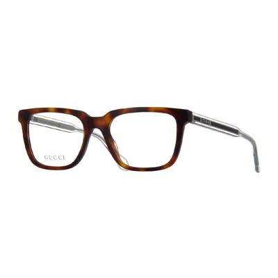 Gucci Gg0560o006 Acetate Square-frame Eyeglasses In Brown