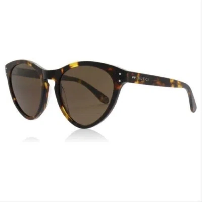 Pre-owned Gucci Gg0569s 002 Brown Unisex Sunglasses
