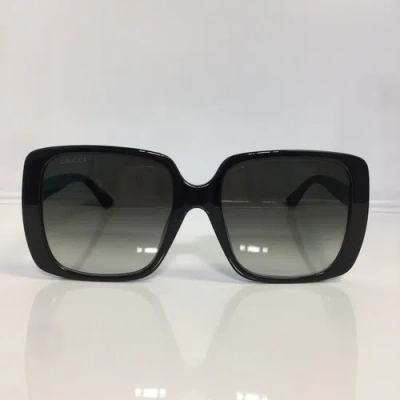 Pre-owned Gucci Gg0632sa 001 Black Plastic Woman Sunglasses