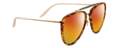 Pre-owned Gucci Gg0672s Unisex Pilot Polarized Sunglasses Tortoise Havana 58mm 4 Options In Red Mirror Polar