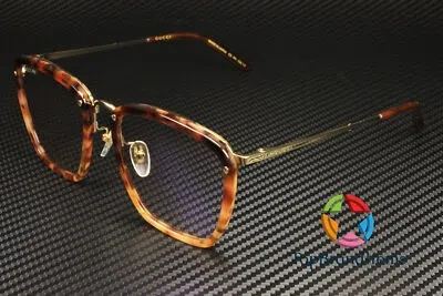 Pre-owned Gucci Gg0673s 006 Rectangular Square Havana Yellow Gold 56 Men's Sunglasses