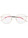 Gucci Gg0684o Soft Round-frame Glasses In Gold
