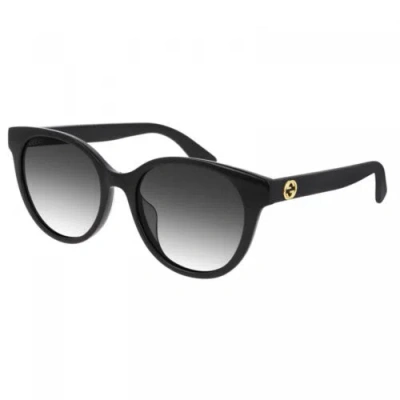 Pre-owned Gucci Gg0702skn 001 Black/grey 54-19-145 Sunglasses In Gray