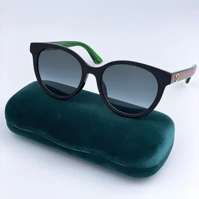 Pre-owned Gucci Gg0702skn 004 Black Colorful Grуy Gradient Round Women Sunglasses In Gray