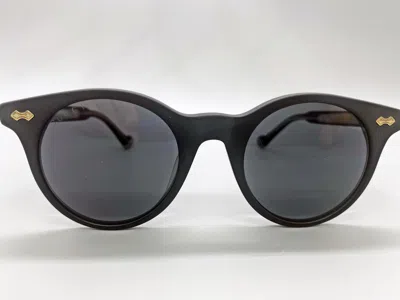 Pre-owned Gucci Gg0736s 001 Unisex Sunglasses. Matte Black Frame, Gray Lenses. 47_24-145