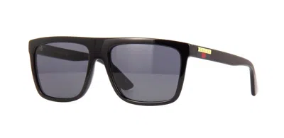 Pre-owned Gucci Gg0748s Black/grey (001) Sunglasses In Gray
