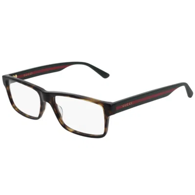 Gucci Gg0752o002 Havana Green Transpar