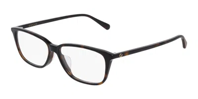 Gucci Gg0757oa Asian Fit 002 Women's Glasses Tortoiseshell Size 54 - Free Lenses - Blue Light Block Availa In Pink
