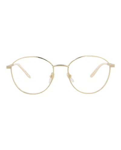 Gucci Gg0806o Eyeglasses In Gold Transparent