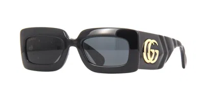 Pre-owned Gucci Gg0811s Black/grey (001) Sunglasses In Gray