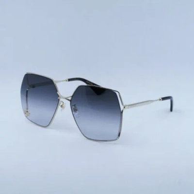 Pre-owned Gucci Gg0817s 006 Gold/gradient Grey 65-17-140 Sunglasses In Gray
