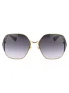 Gucci Gg0818sa Sunglasses In Gold