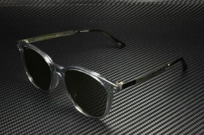 Pre-owned Gucci Gg0830sk 004 Grey Brown Round Oval Men's Sunglasses 54 Mm